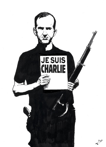 Cartoon: Charlie Kirk (medium) by paolo lombardi tagged usa,kirk,trump,terrorism