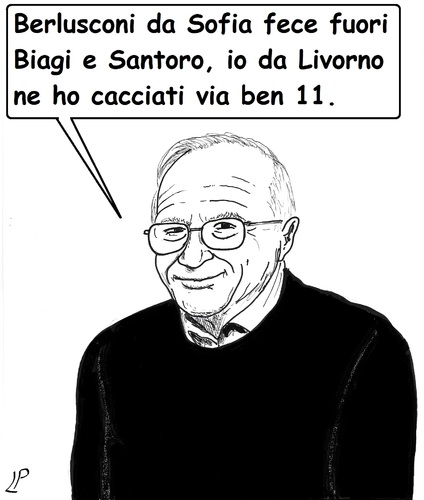 Cartoon: Editto Toscano (medium) by paolo lombardi tagged italy,satire,caricature