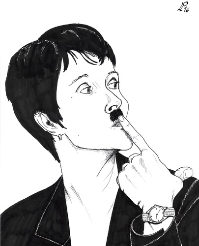 Cartoon: Frauke Petry (medium) by paolo lombardi tagged germany,elections