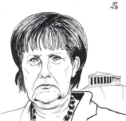 Cartoon: Greece election (medium) by paolo lombardi tagged greece,germany
