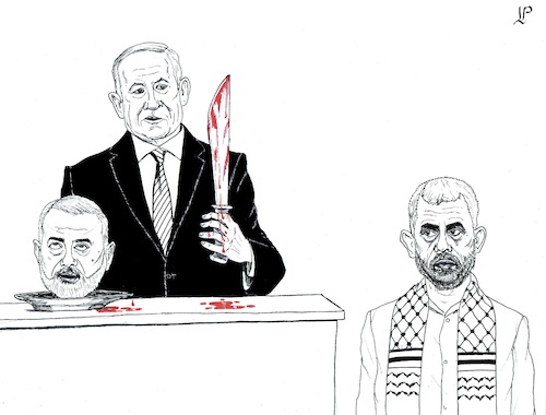 Cartoon: Next Target (medium) by paolo lombardi tagged istrael,palestine,hamas,war,terrorism