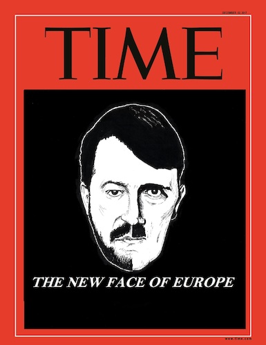 Cartoon: TIME fake cover (medium) by paolo lombardi tagged italy,europe