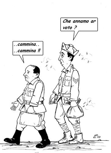 Cartoon: Tutti a casa (medium) by paolo lombardi tagged italy,berlusconi,politics,satire