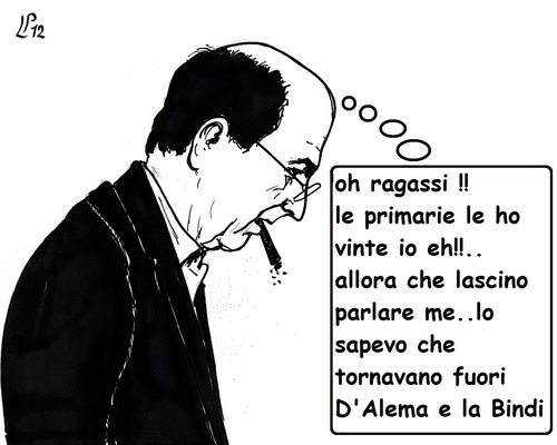 Cartoon: Vincitore (medium) by paolo lombardi tagged italy,politics,satire,cartoon