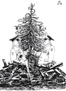 Cartoon: Christmas of warlords (small) by paolo lombardi tagged christmas,war,peace