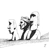 Cartoon: Dante s profile (small) by paolo lombardi tagged dante