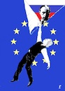 Cartoon: Elections in Holland (small) by paolo lombardi tagged holland,netherlands,wilders,fascism,europe,putin