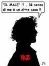 Cartoon: il Male (small) by paolo lombardi tagged satire,italy
