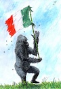 Cartoon: Italian First (small) by paolo lombardi tagged italy,elections