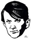 Cartoon: Jugendlich Picasso (small) by paolo lombardi tagged portrait