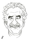 Cartoon: Marquez (small) by paolo lombardi tagged gabo