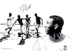 Cartoon: Pele (small) by paolo lombardi tagged pele,brazil,football