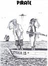 Cartoon: pirate (small) by paolo lombardi tagged somalia caricature satire pirate