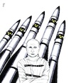 Cartoon: Putin s threat (small) by paolo lombardi tagged putin,russia,ukraine,war,peace,europe,atomic