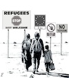 Cartoon: Refugees (small) by paolo lombardi tagged refugees,migrants,europe,war