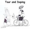 Cartoon: tour de france and doping 3 (small) by paolo lombardi tagged satire,caricature,sport,byke,tourdefrance,france,germany