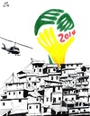 Cartoon: World Cup 2014 (small) by paolo lombardi tagged world,cup,2014,brasil,football