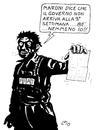Cartoon: Zombie (small) by paolo lombardi tagged italy,politics,work,arbeit