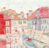 Cartoon: colorful town   Burano (small) by etsuko tagged illustration