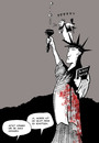 Cartoon: freiheit (small) by Mergel tagged attentat,paris,frankreich,terror,freiheit,freiheitsstatue,meinungsfreiheit