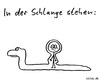 Cartoon: In der Schlange stehen (small) by islieb tagged schlange,einkaufen,warten,islieb,strichmännchen