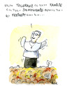 Cartoon: Einer blickt durch (small) by fussel tagged papst,papstreise,papstbesuch,demokratie,toleranz,freiheit,familie,kirchenfürst,rede,franziskus