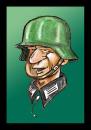 Cartoon: SOLDADO ALEMAN WWII (small) by PEPE GONZALEZ tagged soldier soldado wwii dibujo draw