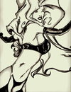 Cartoon: LadyDeath! (small) by Krinisty tagged comics,lady,death,girl,badgirls,sexy,art,krinisty