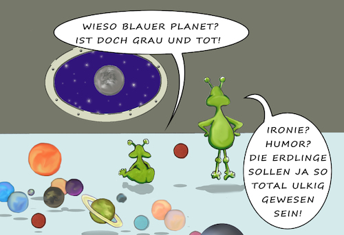 Cartoon: Ansicht (medium) by SoRei tagged szenario,endzeit,katastrophe,weltuntergang,vergangenheit,tot,ausgestorben,trist,blau,grau,erde,blauer,planet,universum,weltall,all,lebensform,intelligentes,leben,et,zukunft,vision,rückschau,retroperspektive,umweltzerstörung,klimazerstörung,artensterben,aussterben,menschheit,menschheitsgeschichte,erklärungsnot,versuch,verwunderung,erdlinge,tatsachen,realität,fiktion,außerirdische,aliens,überlebende,ufo,mutter,kind,kinderfragen,stellungswechsel,wahrheit,farbe,lebendig,name,nomen,est,omen,werten,spekulieren,nachvollziehen,raten,vermuten,mutmaßen,fensterblick,außenansicht,betrachtung,untersuchen,fragen,unverständlich,szenario,endzeit,katastrophe,weltuntergang,vergangenheit,tot,ausgestorben,trist,blau,grau,erde,blauer,planet,universum,weltall,all,lebensform,intelligentes,leben,et,zukunft,vision,rückschau,retroperspektive,umweltzerstörung,klimazerstörung,artensterben,aussterben,menschheit,menschheitsgeschichte,erklärungsnot,versuch,verwunderung,erdlinge,tatsachen,realität,fiktion,außerirdische,aliens,überlebende,ufo,mutter,kind,kinderfragen,stellungswechsel,wahrheit,farbe,lebendig,name,nomen,est,omen,werten,spekulieren,nachvollziehen,raten,vermuten,mutmaßen,fensterblick,außenansicht,betrachtung,untersuchen,fragen,unverständlich