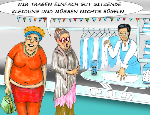 Cartoon: bügelfrei (medium) by SoRei tagged hausarbeit,bügeln,messe,verbrauchermesse,haushaltsmesse,küche,kleidung,bügelstation,werbung,sitz,größe,oversize,hauteng,stretch,bügelfrei,bauchfrei,unkonventionell,modisch,hausarbeit,bügeln,messe,verbrauchermesse,haushaltsmesse,küche,kleidung,bügelstation,werbung,sitz,größe,oversize,hauteng,stretch,bügelfrei,bauchfrei,unkonventionell,modisch