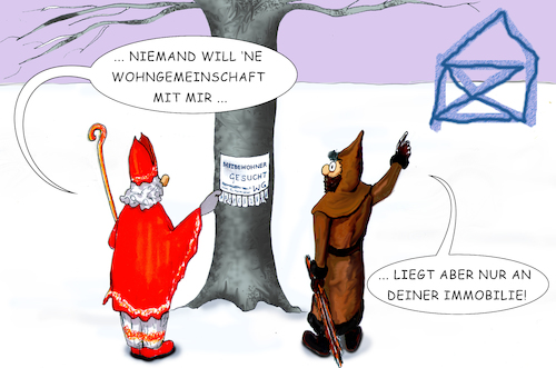 Cartoon: Das Haus vom Nikolaus (medium) by SoRei tagged wohngemeinschaft,haushalt,myra,nikolaus,heiliger,priester,bischof,sankt,knecht,ruprecht,krampus,bartl,kramperl,legende,reim,zeichnen,malen,kinderspiel,mathematik,immobilie,objekt,gesuch,mitbewohner,aushang,anschlag,aufruf,öffentlich,vermieten,schwarzes,brett,abreißzettel,telefonnummer,schrottimmobilie,ruine,wohnen,leben,gesellschaft,kultur,wohngemeinschaft,haushalt,myra,nikolaus,heiliger,priester,bischof,sankt,knecht,ruprecht,krampus,bartl,kramperl,legende,reim,zeichnen,malen,kinderspiel,mathematik,immobilie,objekt,gesuch,mitbewohner,aushang,anschlag,aufruf,öffentlich,vermieten,schwarzes,brett,abreißzettel,telefonnummer,schrottimmobilie,ruine,wohnen,leben,gesellschaft,kultur