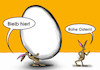 Cartoon: Ostevorbereitungen (small) by SoRei tagged frohe,rohe,ostern,osterhase,osterei