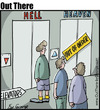Cartoon: elevator (small) by George tagged elevator