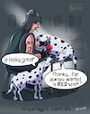 Cartoon: Expressive Impression (small) by George tagged dogs