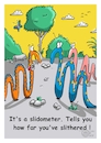 Cartoon: Slidometer (small) by George tagged snake,pedometer,fitness