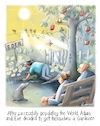 Cartoon: Well deserved (small) by George tagged eden,garden