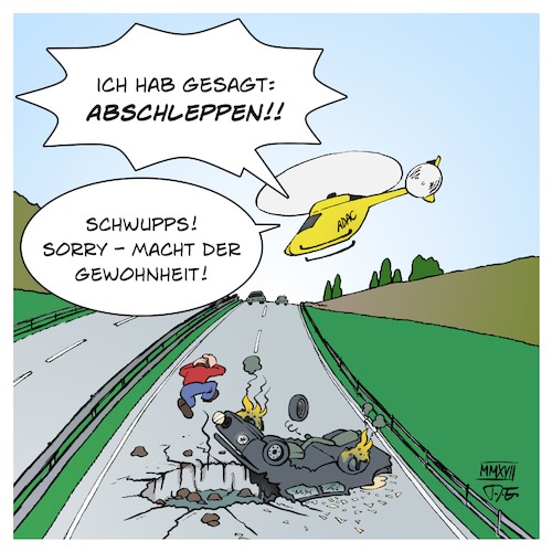 Cartoon: Bundeswehr ADAC (medium) by Timo Essner tagged bundeswehr,hubschrauber,adac,bundesmarine,marinehelikopter,nh90,marine,helikopter,kampfhubschrauber,piloten,flugstunden,cartoon,timo,essner,bundeswehr,hubschrauber,adac,bundesmarine,marinehelikopter,nh90,marine,helikopter,kampfhubschrauber,piloten,flugstunden,cartoon,timo,essner