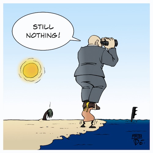 Cartoon: Political foresight (medium) by Timo Essner tagged climate,change,ecology,rising,sea,levels,desertification,drought,extreme,weather,politicians,politics,un,greta,thunberg,timo,essner,climate,change,ecology,rising,sea,levels,desertification,drought,extreme,weather,politicians,politics,un,greta,thunberg,timo,essner