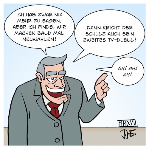 Schröder Neuwahlen Chulz TV-Duel