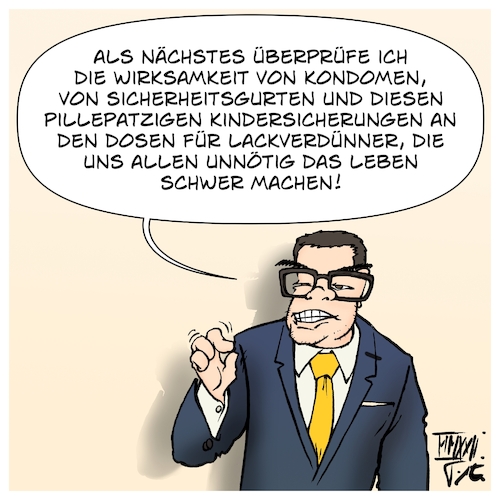 Cartoon: Wirksamkeit von Masken (medium) by Timo Essner tagged marco,buschmann,wirksamkeit,masken,ffp2,corona,covid,atemschutz,mundnasenschutz,fdp,freiheit,gesundheit,pandemie,sicherheit,sicherheitsausrüstung,schutzkleidung,kondome,sicherheitsgurte,kindersicherungen,lack,verdünner,gefahrenstoffe,autoreifen,winterreifen,cartoon,timo,essner,marco,buschmann,wirksamkeit,masken,ffp2,corona,covid,atemschutz,mundnasenschutz,fdp,freiheit,gesundheit,pandemie,sicherheit,sicherheitsausrüstung,schutzkleidung,kondome,sicherheitsgurte,kindersicherungen,lack,verdünner,gefahrenstoffe,autoreifen,winterreifen,cartoon,timo,essner