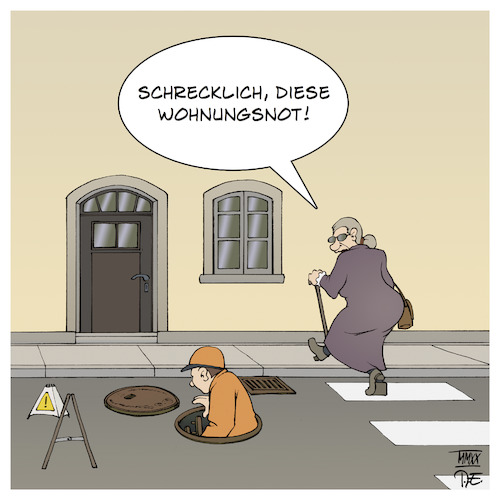 Cartoon: Wohnungsnot (medium) by Timo Essner tagged wohnen,mieten,wohnungen,wohnungsnot,wohnungssuche,deutschland,deutschewohnen,deutsche,mietwohnungen,ballungsgebiete,großstädte,städte,miete,mietpreise,wohnungspreise,cartoon,timo,essner,wohnen,mieten,wohnungen,wohnungsnot,wohnungssuche,deutschland,deutschewohnen,deutsche,mietwohnungen,ballungsgebiete,großstädte,städte,miete,mietpreise,wohnungspreise,cartoon,timo,essner