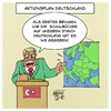 Cartoon: Aktionsplan Deutschland (small) by Timo Essner tagged erdogan türkei aktionsplan deutschland armenien resolution bundestag cartoon timo essner