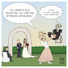 Cartoon: Brautstrauß (small) by Timo Essner tagged brautstrauß,hochzeitsstrauß,strauß,hochzeit,braut,brautjungfer,bräutigam,tiere,menschen,partnerschaft,liebe,heiraten,cartoon,timo,essner