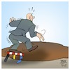 Cartoon: Kemmerich (small) by Timo Essner tagged thomas,kemmerich,thüringen,landtag,wahl,ministerpräsident,cdu,fdp,afd,cartoon,timo,essner