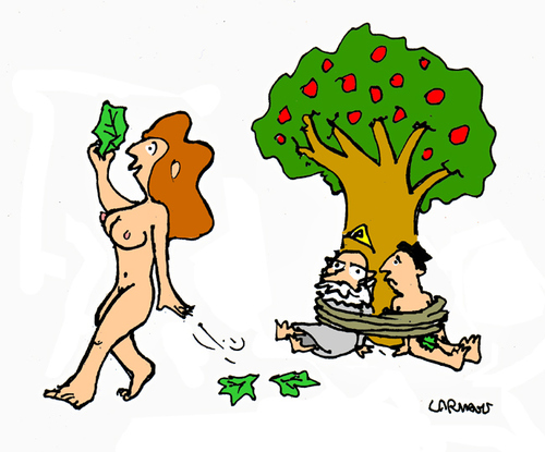 Cartoon: Eve (medium) by Carma tagged eve,adam,women,god,religion