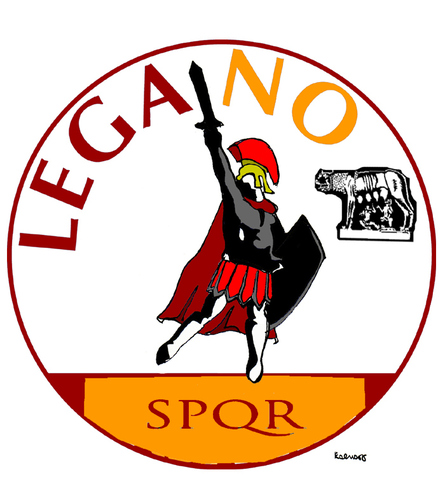 Cartoon: Lega No..rd (medium) by Carma tagged lega,nord,italy,politic,rome,racism,immigration