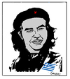 Cartoon: Alexis Tsipras (small) by Carma tagged alexis tipras che guevara greece politics guerrilla revolution