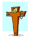 Cartoon: Bis Bald (small) by Carma tagged post,it,eastern,resurrection,religion