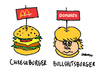 Cartoon: Donalds (small) by Carma tagged donald,trump,mcdonald