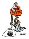 Cartoon: Floating Monk (small) by Carma tagged religion,charlie,hebdo